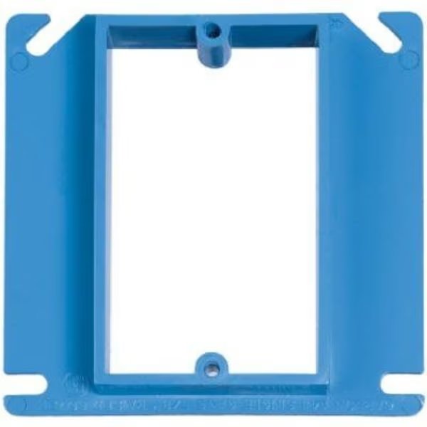 Electrical Box Cover, 1 Gang(s), Square, Non-Metallic, Raised Cover, Abb, Mfr#: A410R-CAR